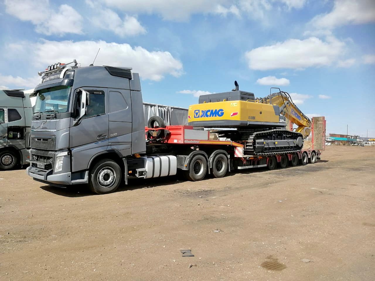 Перевозка гусеничного экскаватора