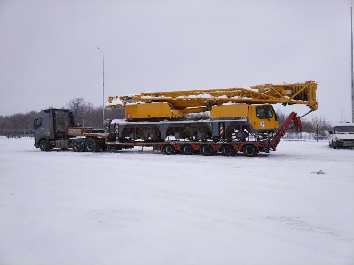 Перевозка автокрана Лиебхер